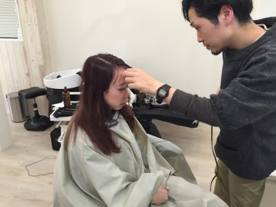 サロン撮影 仕込み