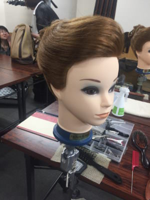 ヘアアレンジ　ストレートアップ　着物　ヘア