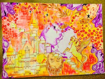 中崎町美容室 RICCA 絵 メルヘン